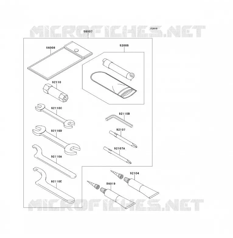 TOOL Kawasaki QUAD 700 2006 KFX700  KSV700B6F