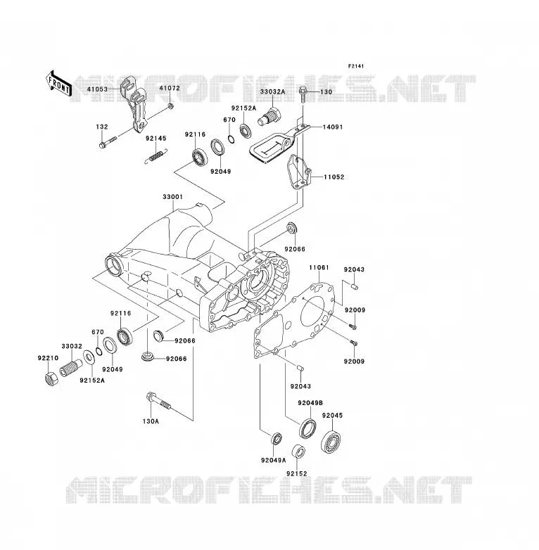 SWINGARM Kawasaki QUAD 700 2009 KFX700  KSV700B9F