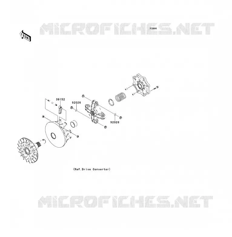 OPTION PARTS Kawasaki QUAD 700 2011 KFX700  KSV700BBF