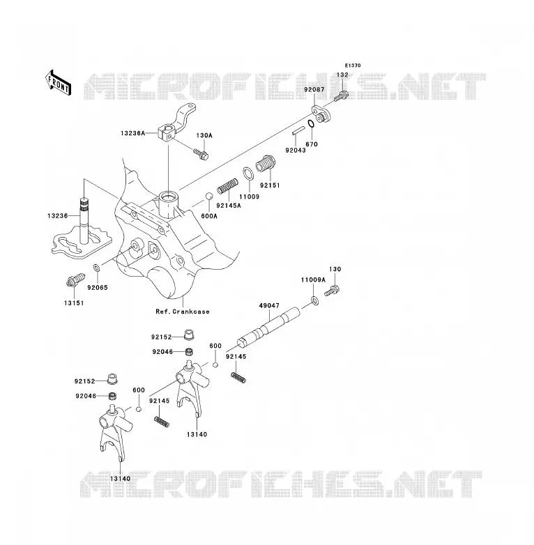 SHIFT Kawasaki QUAD 300 2000 KVF300 4X4  KVF300-A2