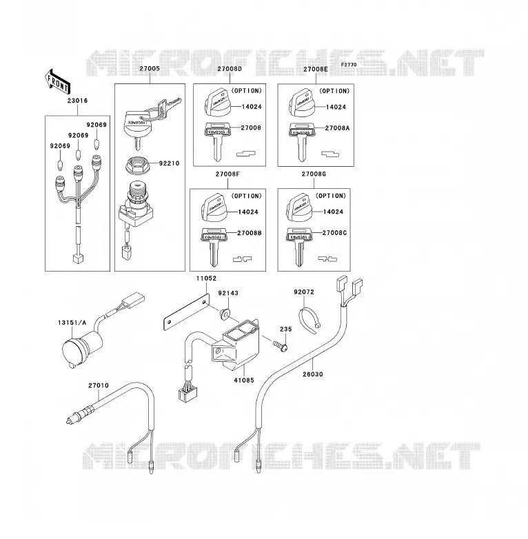 SWITCH Kawasaki QUAD 360 2003 KVF360 4X4  KVF360-A1