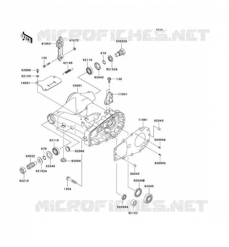 SWINGARM Kawasaki QUAD 360 2009 KVF360 4X4  KVF360A9F