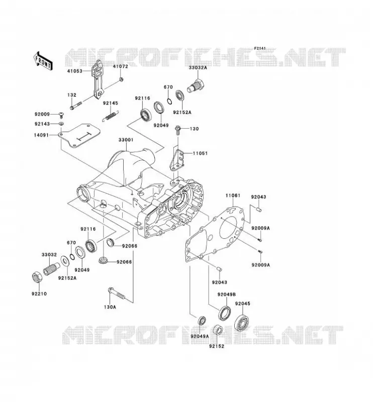 SWINGARM Kawasaki QUAD 360 2011 KVF360 4X4  KVF360ABF