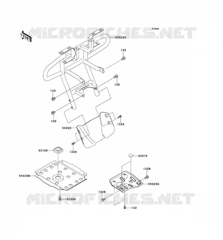 PROTECTION(S) Kawasaki QUAD 360 2012 KVF360 4X4  KVF360ACF