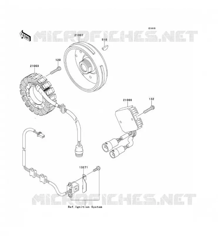 GENERATOR Kawasaki QUAD 360 2013 KVF360 4X4  KVF360ADF