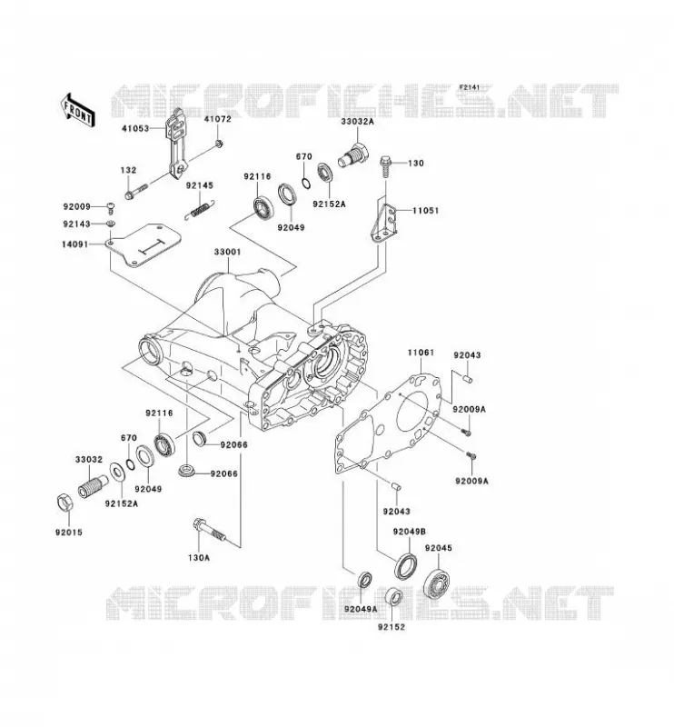 SWINGARM Kawasaki QUAD 360 2005 KVF360  KVF360-B3