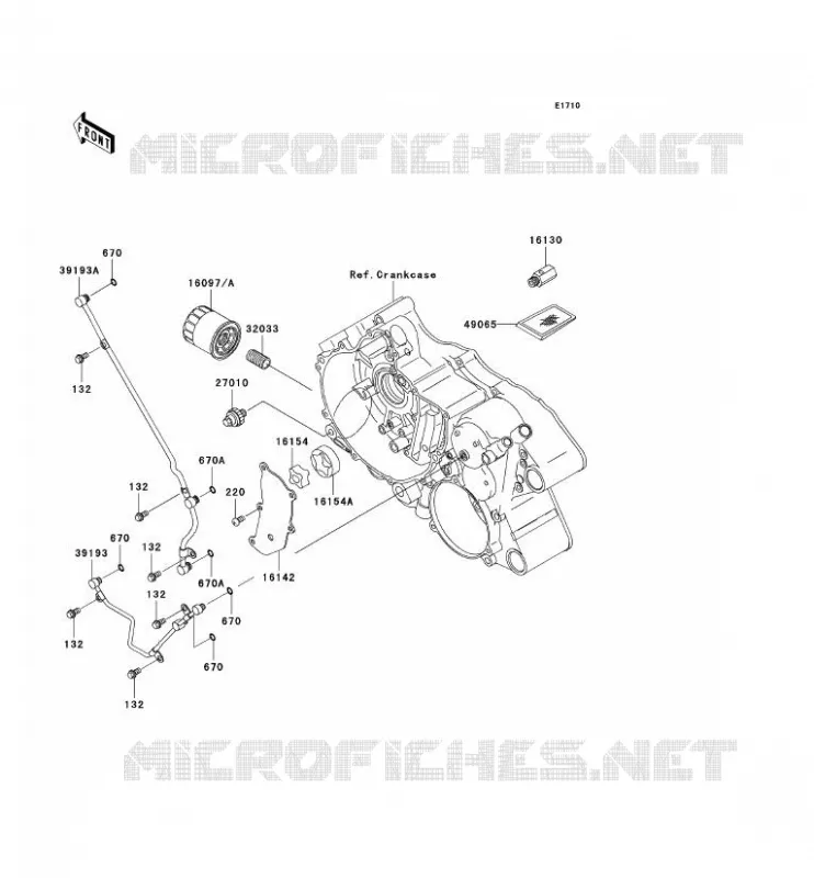 OIL PUMP Kawasaki QUAD 360 2006 KVF360  KVF360B6F