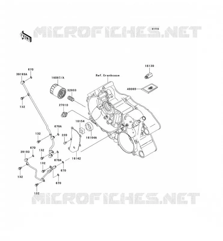 OIL PUMP Kawasaki QUAD 360 2007 KVF360  KVF360B7F