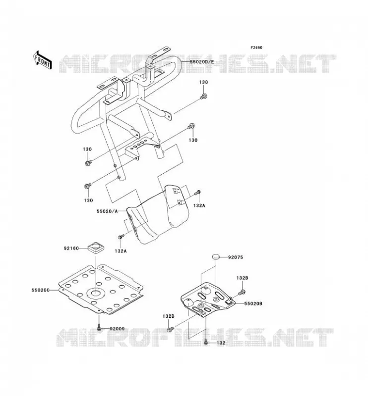PROTECTION(S) Kawasaki QUAD 360 2007 KVF360  KVF360B7F
