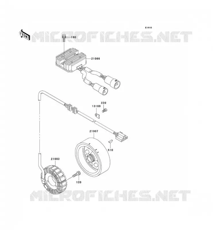 GENERATOR Kawasaki QUAD 400 2000 KVF400 4X4  KVF400-C2