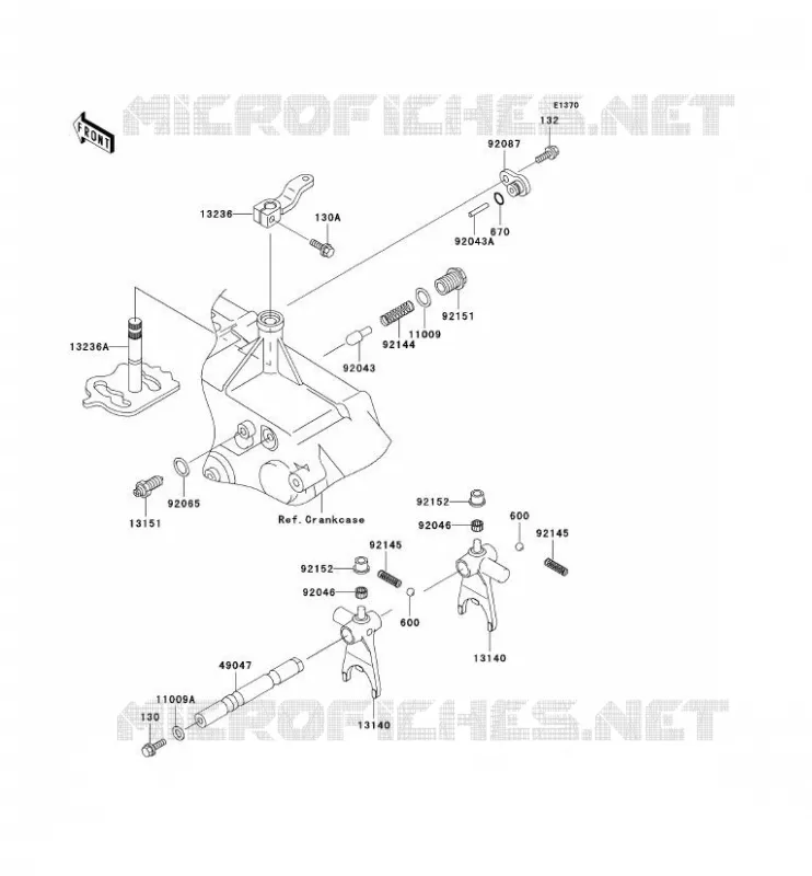 SHIFT Kawasaki QUAD 400 2000 KVF400 4X4  KVF400-C2