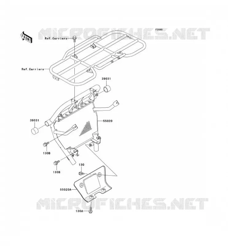 PROTECTION(S) Kawasaki QUAD 400 2002 KVF400  KVF400-D4