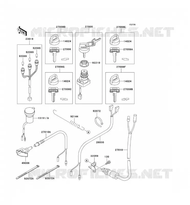 SWITCH Kawasaki QUAD 400 2002 KVF400  KVF400-D4