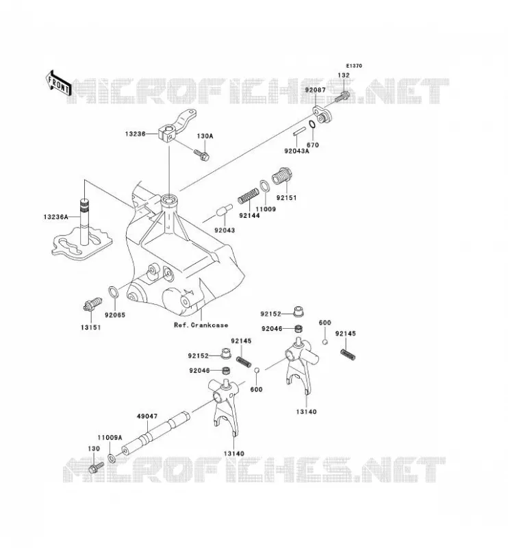 SHIFT Kawasaki QUAD 400 2002 KVF400  KVF400-D4