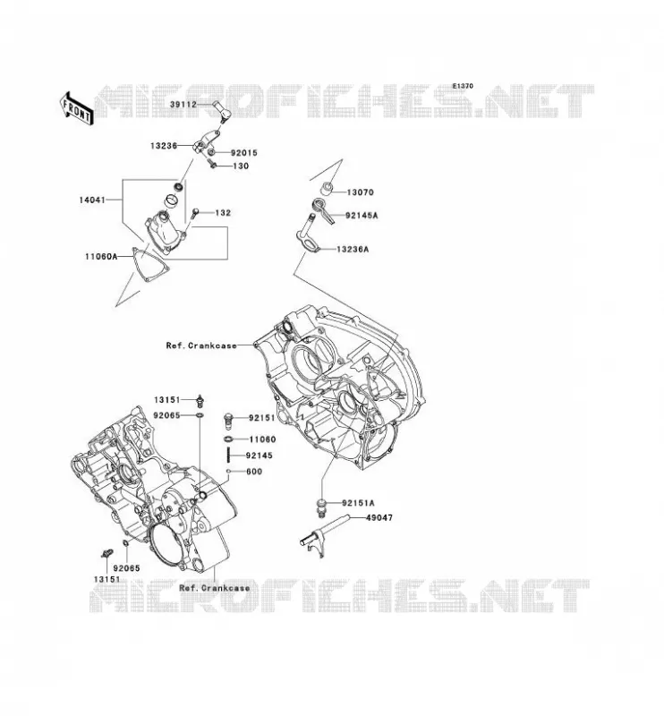 SHIFT Kawasaki QUAD 650 2003 KVF650 4X4  KVF650-A2