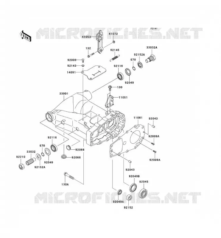 SWINGARM Kawasaki QUAD 650 2005 KVF650 4X4  KVF650-D1