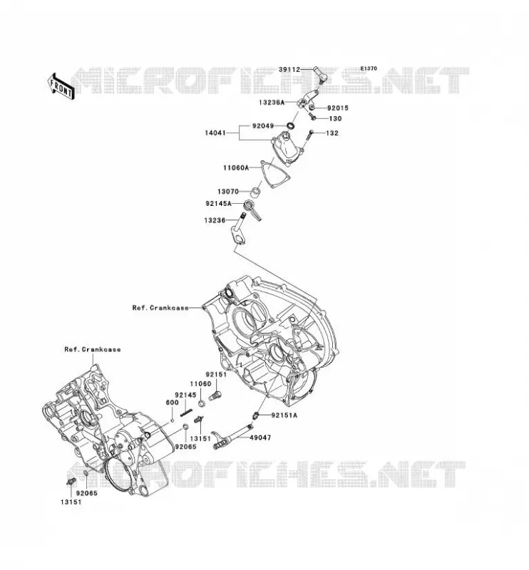 SHIFT Kawasaki QUAD 650 2007 KVF650 4X4  KVF650D7F