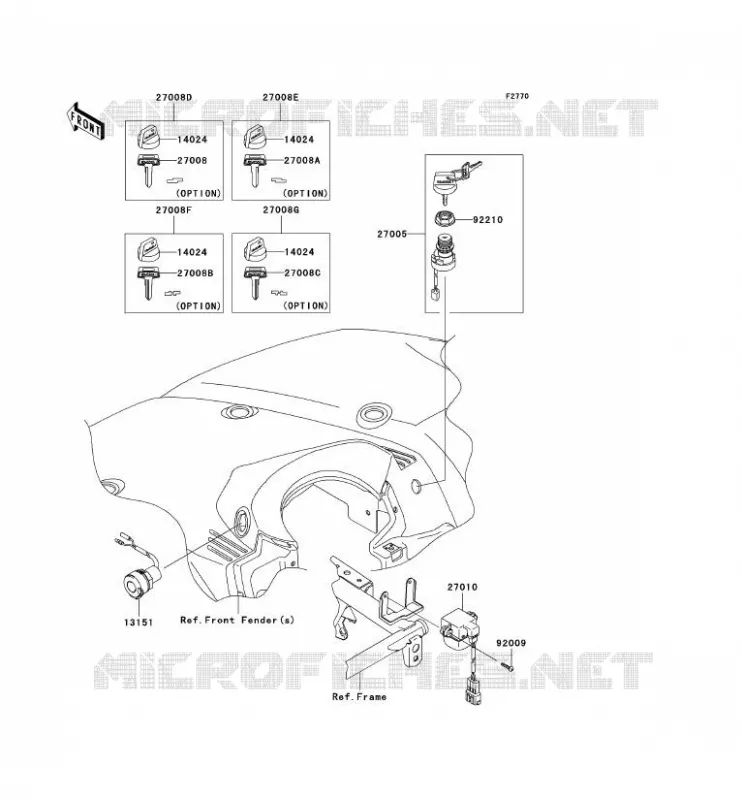 SWITCH Kawasaki QUAD 650 2007 KVF650 4X4  KVF650D7F