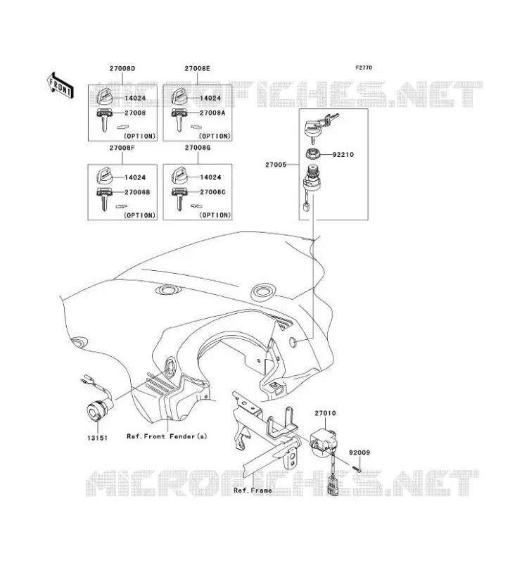 SWITCH Kawasaki QUAD 650 2008 KVF650 4X4  KVF650D8F