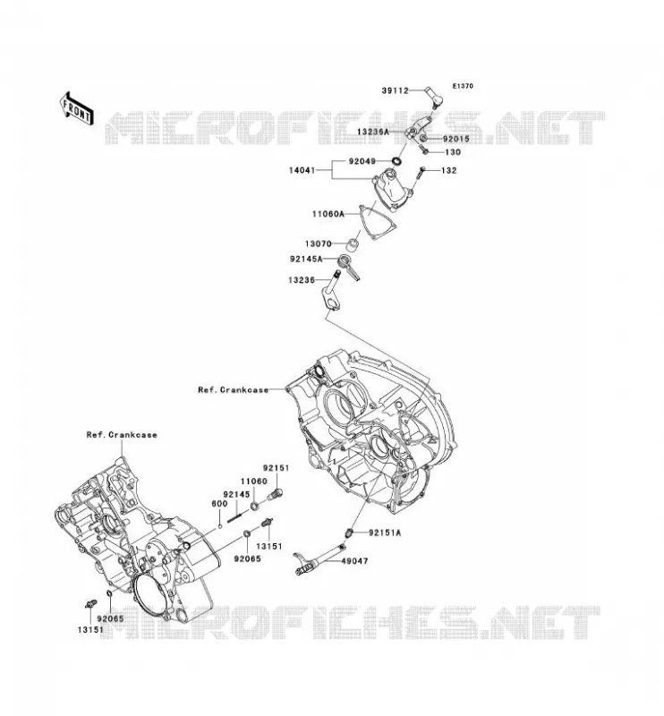 SHIFT Kawasaki QUAD 650 2008 KVF650 4X4  KVF650D8F
