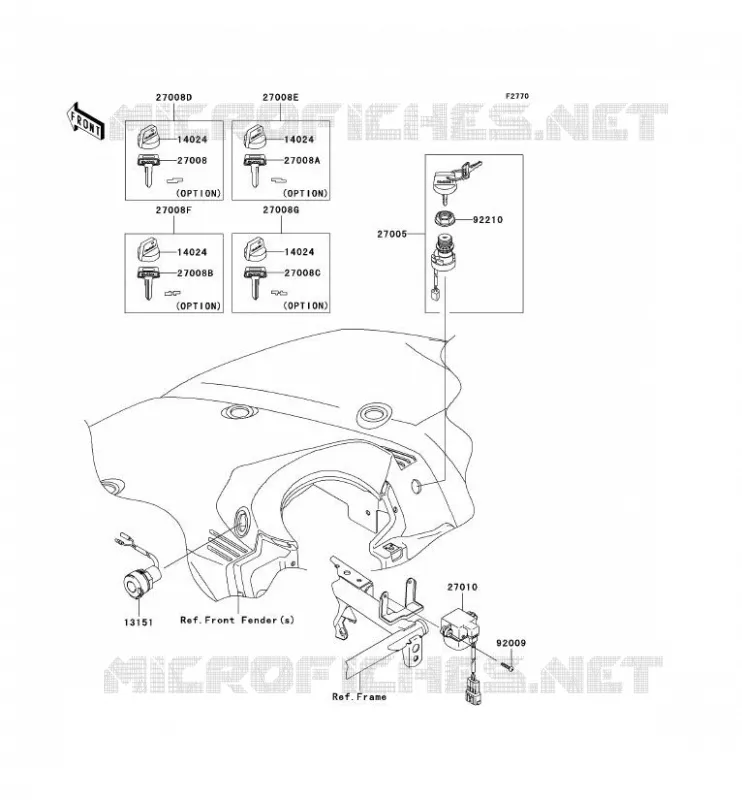 SWITCH Kawasaki QUAD 650 2009 KVF650 4X4  KVF650D9F