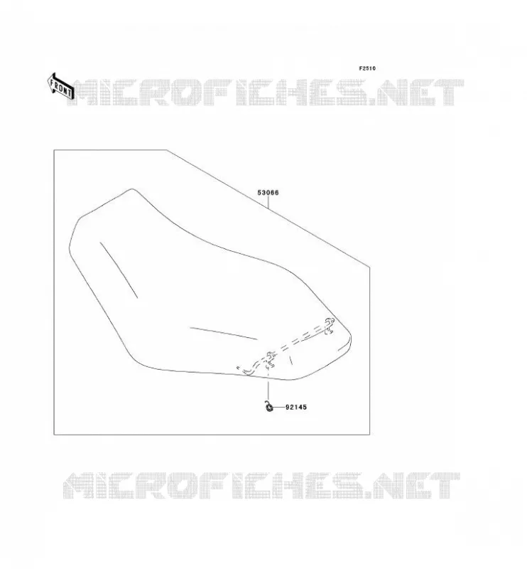 SEAT Kawasaki QUAD 650 2012 KVF650 4X4I  KVF650FCF