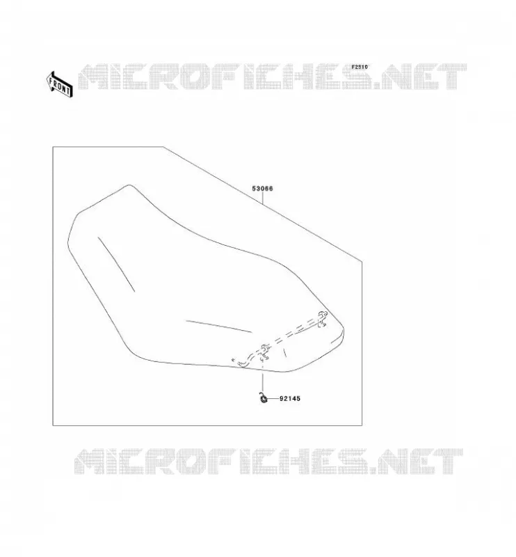 SEAT Kawasaki QUAD 650 2012 KVF650 4X4  KVF650FCS
