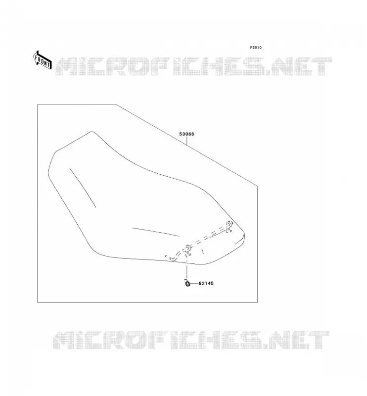 SEAT Kawasaki QUAD 650 2014 BRUTE FORCE 650 4X4I  KVF650FEF