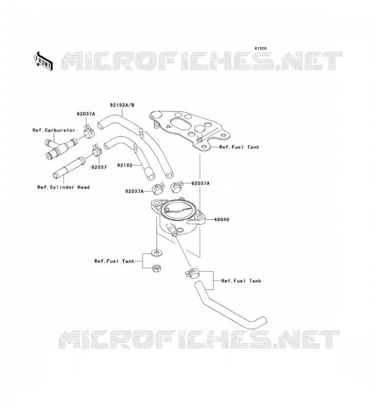 FUEL PUMP Kawasaki QUAD 650 2006 KVF650 4X4I  KVF650G6F