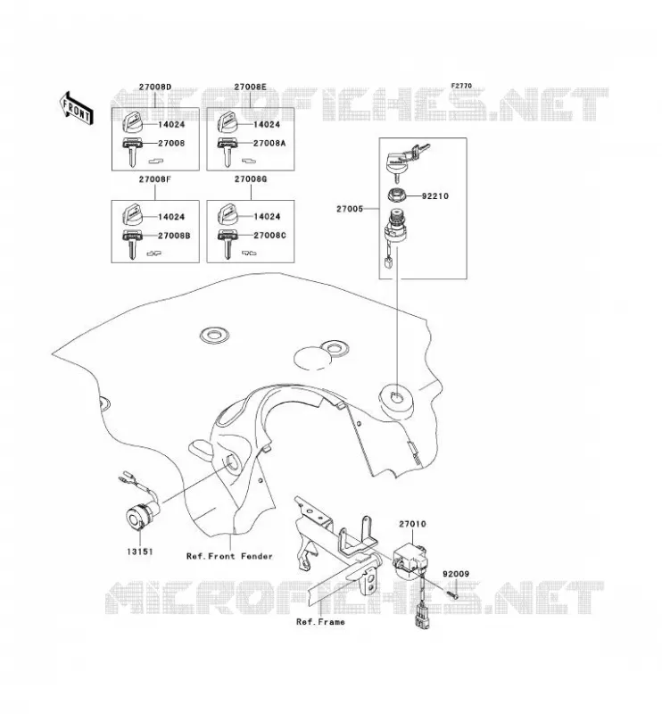 SWITCH Kawasaki QUAD 700 2004 KVF700 4X4  KVF700-A1