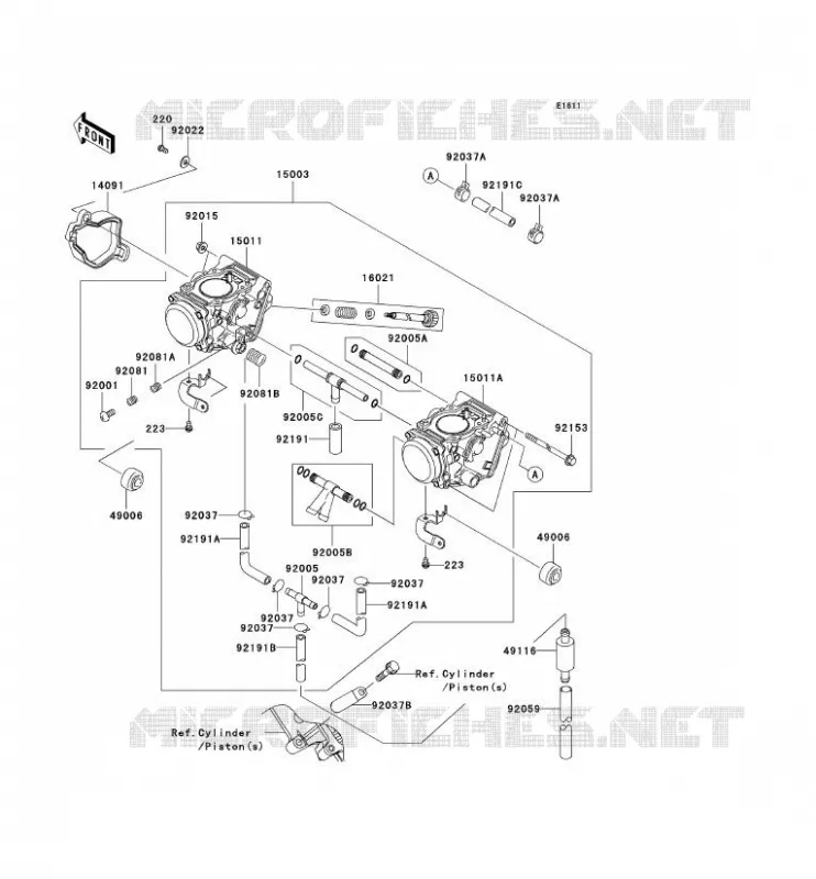 CARBURETOR Kawasaki QUAD 700 2004 KVF700 4X4  KVF700-A1