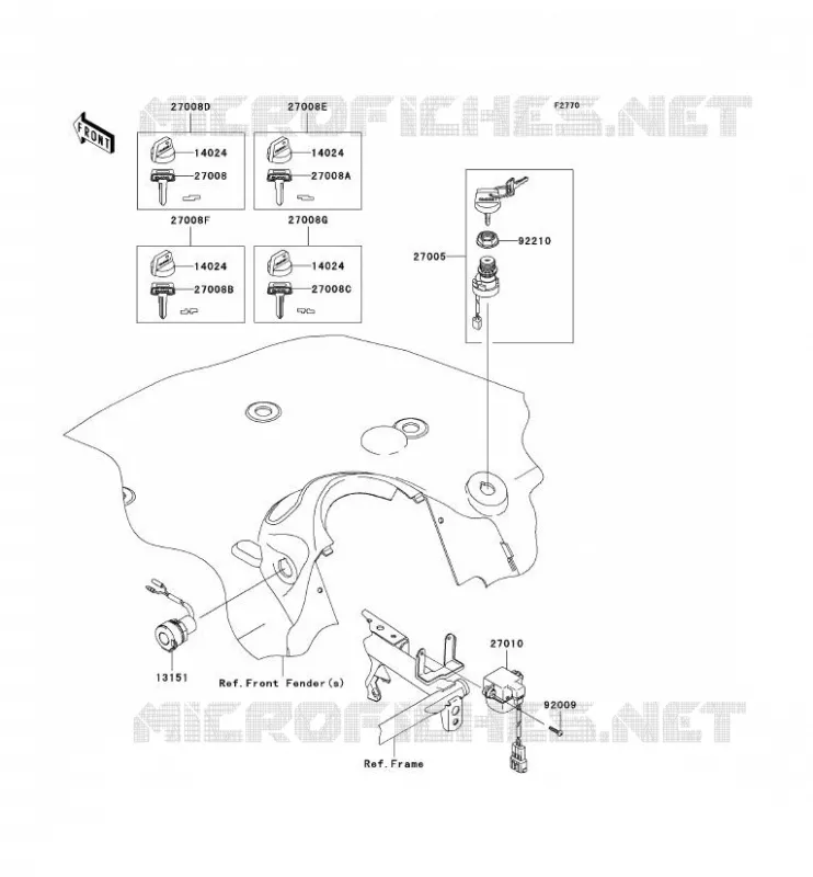 SWITCH Kawasaki QUAD 700 2006 KVF700 4X4  KVF700D6F