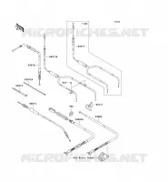 CABLES voor Kawasaki KVF750 4X4 2006