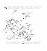 ENGINE MOUNT voor Kawasaki KVF750 4X4 2006