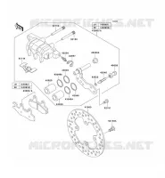 FRONT BRAKE voor Kawasaki KVF750 4X4 2006