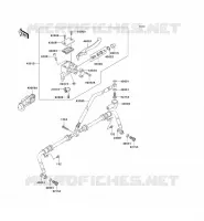 FRONT MASTER CYLINDER voor Kawasaki KVF750 4X4 2006