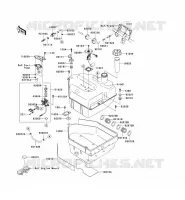 FUEL TANK voor Kawasaki KVF750 4X4 2006