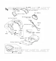 LABELS voor Kawasaki KVF750 4X4 2006