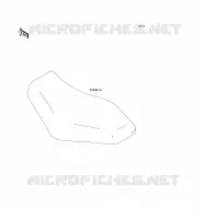 SEAT voor Kawasaki KVF750 4X4 2006