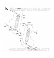 SUSPENSION   SHOCK ABSORBER(AS) voor Kawasaki KVF750 4X4 2006