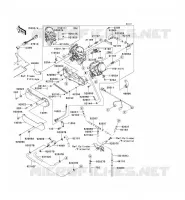 CARBURETOR voor Kawasaki KVF750 4X4I 2006