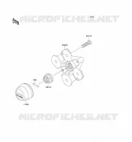 FRONT HUB voor Kawasaki KVF750 4X4I 2006