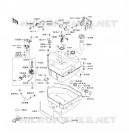 FUEL TANK voor Kawasaki KVF750 4X4I 2006