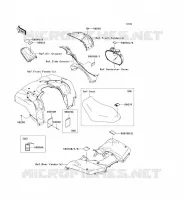 LABELS voor Kawasaki KVF750 4X4I 2006