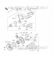 STARTER MOTOR voor Kawasaki KVF750 4X4I 2006