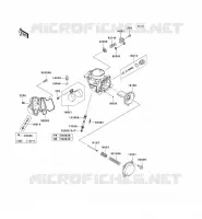 CARBURETOR PARTS voor Kawasaki KVF750 4X4I 2006
