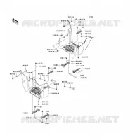 FOOTREST voor Kawasaki KVF750 4X4I 2006