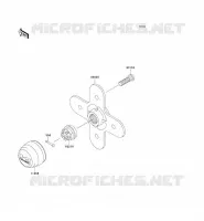 REAR HUB voor Kawasaki KVF750 4X4I 2006