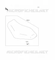 SEAT voor Kawasaki KVF750 4X4I 2006