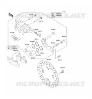 FRONT BRAKE voor Kawasaki KVF750 4X4I 2006